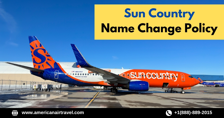 Sun Country Name Change Policy